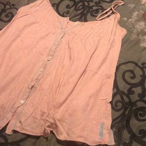 Pink with Blue Speckles Billabong Tank